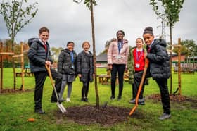 Pupils at a St Willibrord’s RC Primary School in Clayton are among the latest residents to enjoy the fruits of a citywide tree planting campaign.