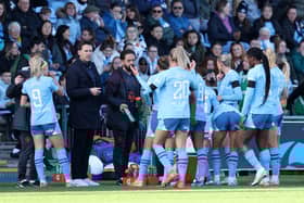 Manchester City felt to defeat against Arsenal on Sunday. Cr. Getty Images