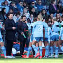 Manchester City felt to defeat against Arsenal on Sunday. Cr. Getty Images