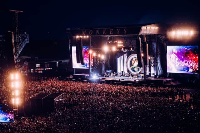 Arctic Monkeys at Old Trafford (Photo: themancphotographer)