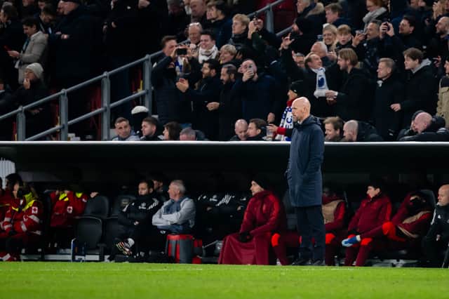 Erik ten Hag was disappointed with three referee decisions against Copenhagen.
