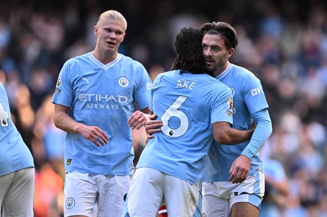 Manchester City's predicted line-up to play Chelsea on Sunday.