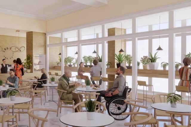 A CGI image of how the former Preston's of Bolton building could look