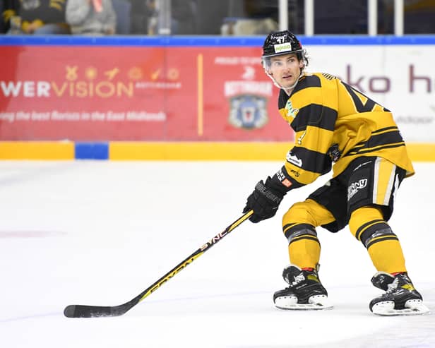 Nottingham Panthers ice hockey player Adam Johnson who died during a match against Sheffield Steelers, on Oct 28.  Panthers Images / SWNS