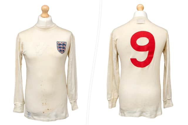 Sir Bobby Charlton's 1966 World Cup semi-final shirt 