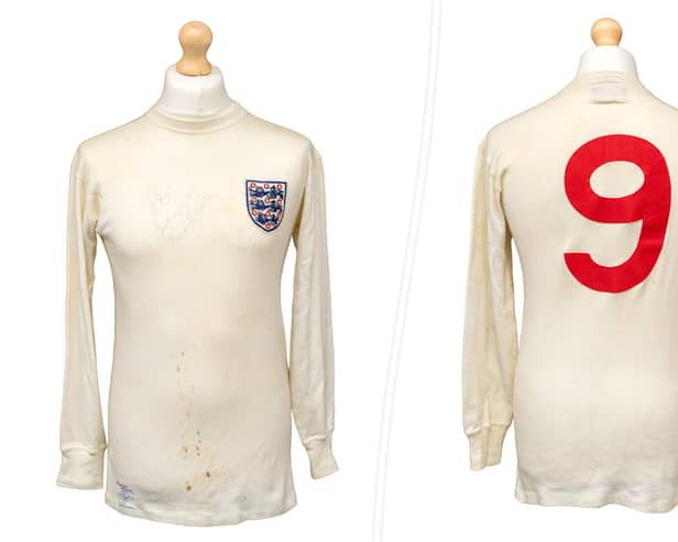 Sir Bobby Charlton's 1966 World Cup semi-final shirt 