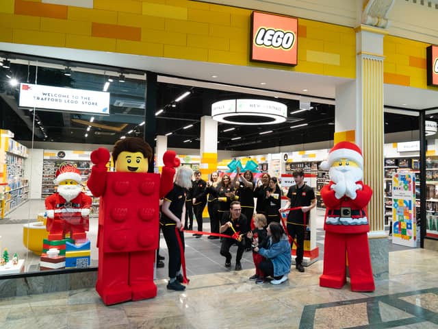 The new LEGO store opens its doors at the Trafford Centre