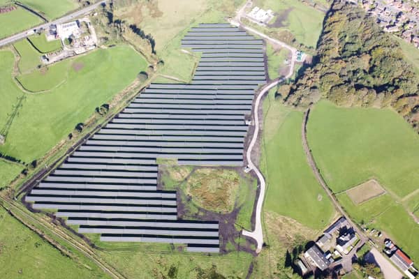 Greater Manchester's largest solar farm with over 10,000 panels