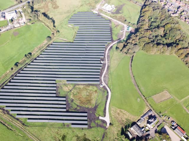 Greater Manchester's largest solar farm with over 10,000 panels