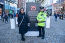 Paula Allen and Chief Inspector Ronnie Neilson (Photo: TfGM)