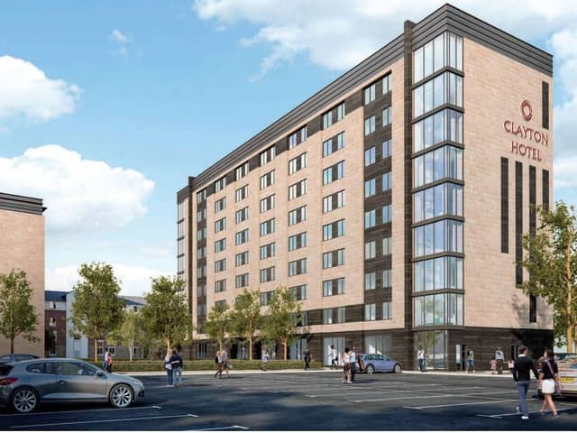 CGI of how Clayton Hotel extension could look