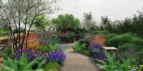 The new garden at Hollingworth Lake Country Park (Photo: Rochdale Borough Council) 