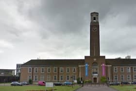 Salford City Council\'s headquarters in Swinton