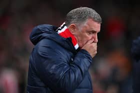 Former Sunderland manager Tony Mowbray. The 60-year-old parted company with the club on Monday evening.