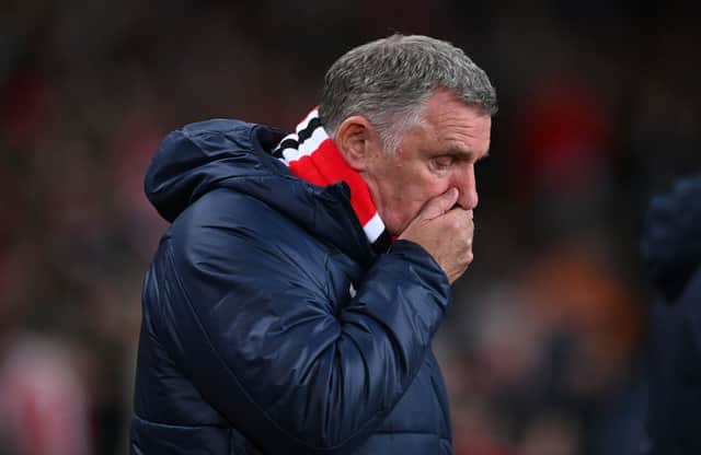 Former Sunderland manager Tony Mowbray. The 60-year-old parted company with the club on Monday evening.
