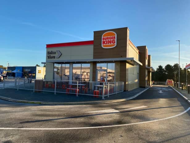 The new Burger King drive-thru that is opening in Bolton 