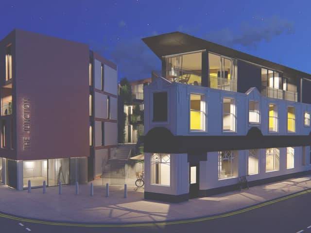 CGI of how the newly refurbished Junction Hotel in Hulme, Manchester could look. Picture: Roost Architects
