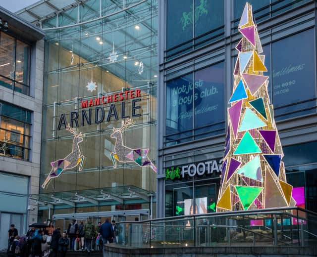 Christmas decorations at the Arndale (Photo: Arndale Centre) 