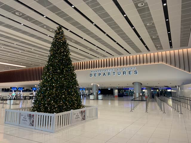 Christmas at Manchester Airport 