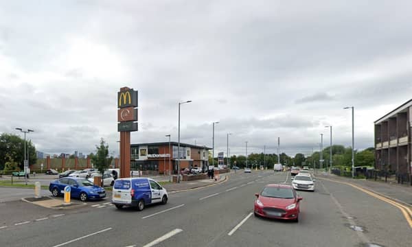 The McDonald's off Queens Road, Cheetham Hill, Manchester, which will be allowed to sell food 24/7