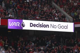 VAR in action at Old Trafford (Image: Getty Images)