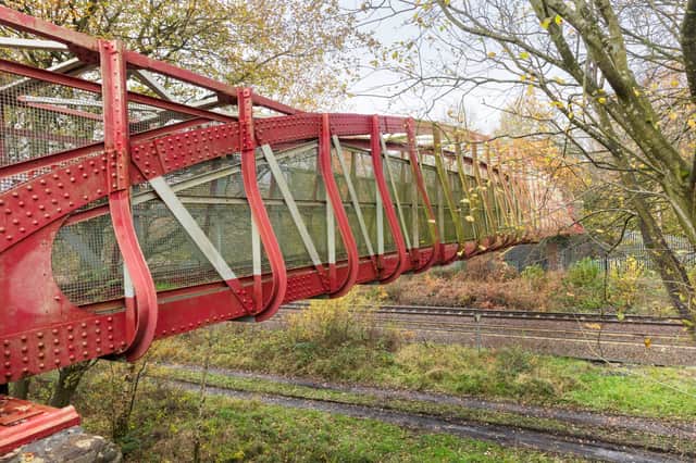 Deep Pit Railway Footbridge in Hindley