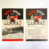 Manchester United  v Wolves and Manchester United v Notts Forest football programmes from 1958