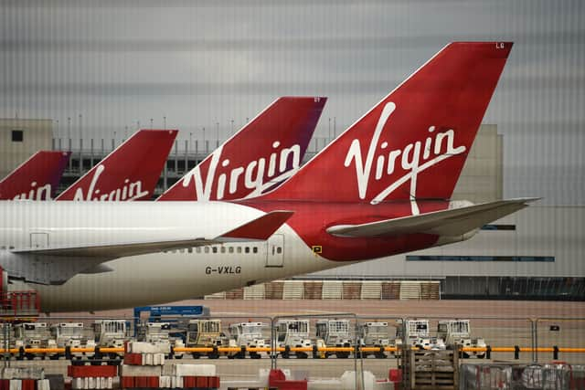 A Virgin Atlantic plane was forced to make an emergency landing at Manchester Airport