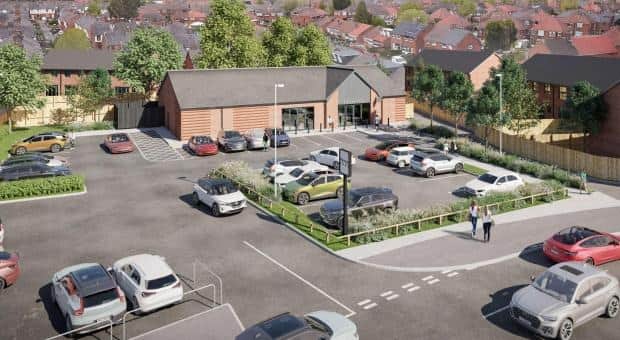 CGI rendition of proposed development at Butler Green, Oldham. 