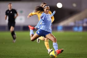 Deyna Castellanos is set to depart Manchester City. Cr. Getty Images.