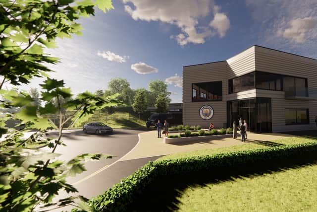 Manchester City's plans for a new women's training centre.