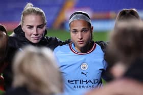 Deyna Castellanos is edging closer to the exit door at Manchester City. Cr: Getty Images.