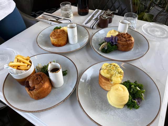 The four classic pies on offer at The Black Friar include minced aged beef and root vegetable, chicken and pancetta, cheese and potato and a fish pie.