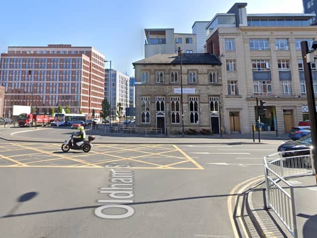 The junction of Great Ancoats Street, Oldham Street, and Oldham Road as seen from Oldham Street. Picture: Google 