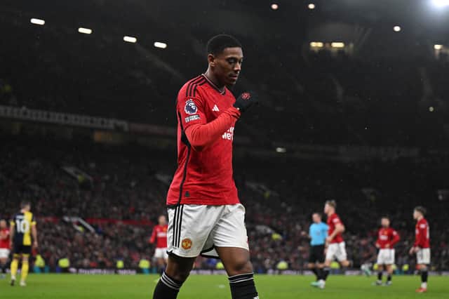 Anthony Martial has been training by himself in recent weeks.