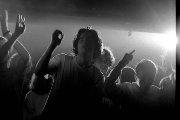 Ravers on the dancefloor at The Hacienda in 1989. 