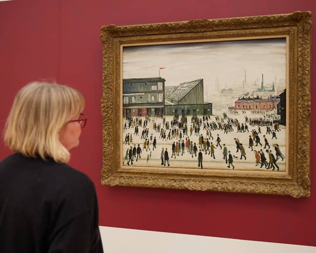 Going to the Match is an iconic work by a Manchester artist