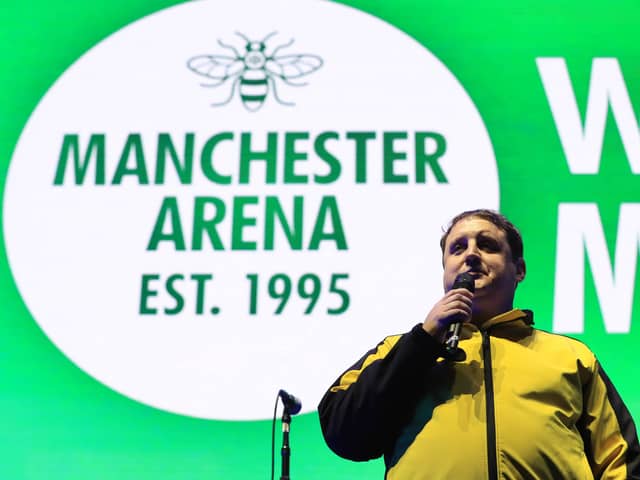 Peter Kay will open the new Co-op Live arena later this month 