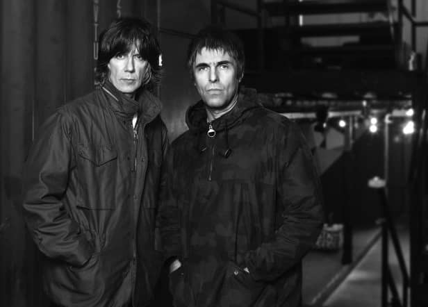 Liam Gallagher and John Squire. Picture: Tom Oxley 