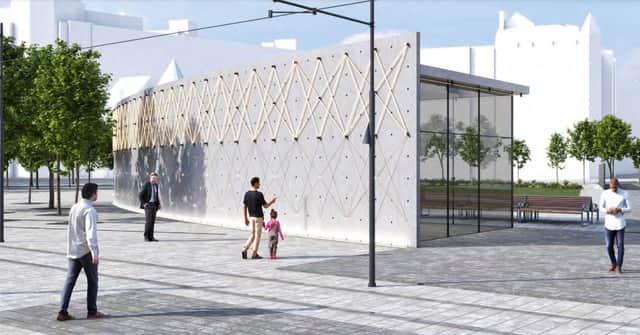 How the new concrete pavilion will look. Picture: LGIMRA.