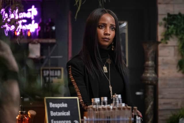 Alisha Bailey as Kat (Image: BBC/Dancing Ledge Productions/Sophie Mutevelian)