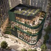 The Clubhouse, the amenity block to go with Falcon in the Victoria North project in Manchester city centre. Picture: FEC. 