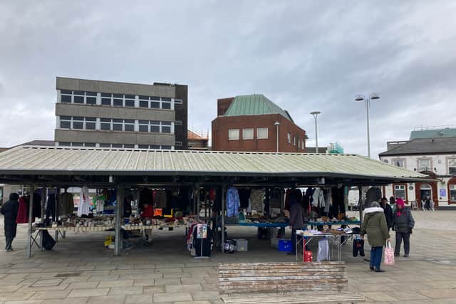 Hyde outdoor market is in decline, residents say. Credit: LDRS