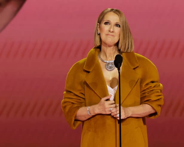 Celine Dion makes a rare public appearance at The Grammys 2024.
