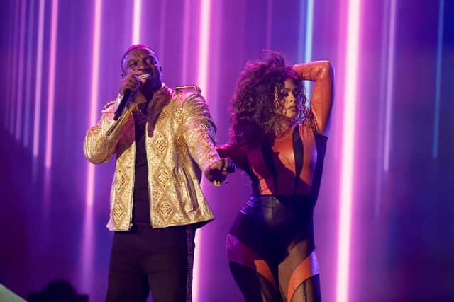 A onstage during A GRAMMY Salute to 50 Years of Hip-Hop at YouTube Theater on November 08, 2023 in Inglewood, California. (Photo by Frazer Harrison/Getty Images for The Recording Academy)