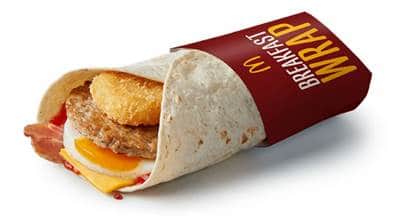 Due to popular demand McDonald’s has temporarily removed the Breakfast Wrap from menus.