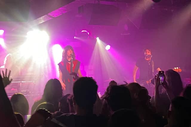 Blossoms on stage at the Club Academy in Manchester