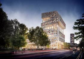 How the All Saints Library will look, as it goes before Manchester's planning committee on Feb 15. Picture: MMU