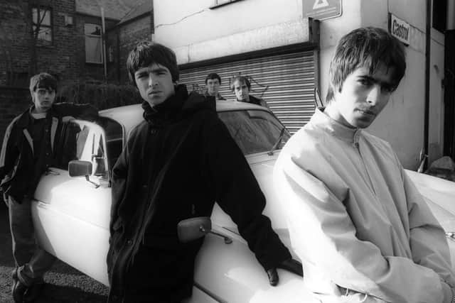 Oasis pictured back in 1993. 