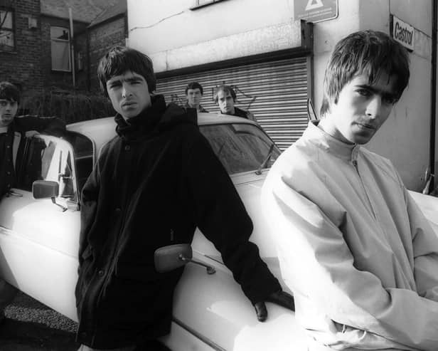 Oasis pictured back in 1993